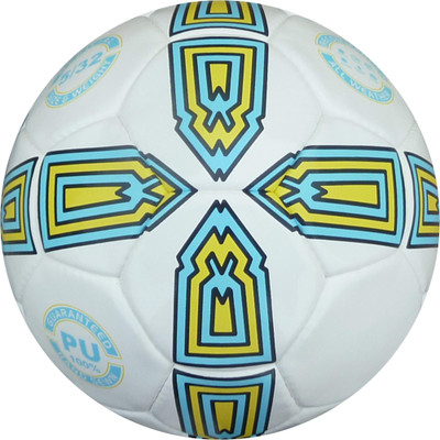 

BELCO 1(WHITE BLUE) Football - Size: (Pack of 1, White, Blue