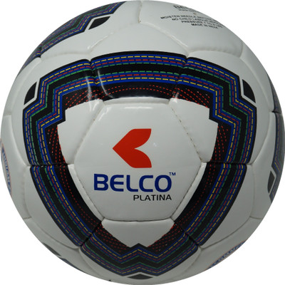 

BELCO PLATINA 2(WHITE BLACK) Football - Size: (Pack of 1, White, Black
