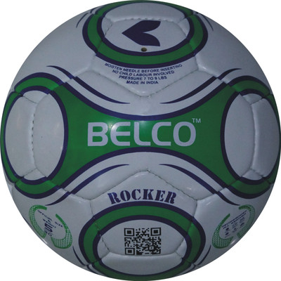 

BELCO Rocker 4(WHITE GREEN) Football - Size: (Pack of 1, White, Green