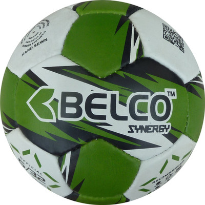 

BELCO SYNERGY 3(WHITE GREEN) Football - Size: (Pack of 1, White, Green