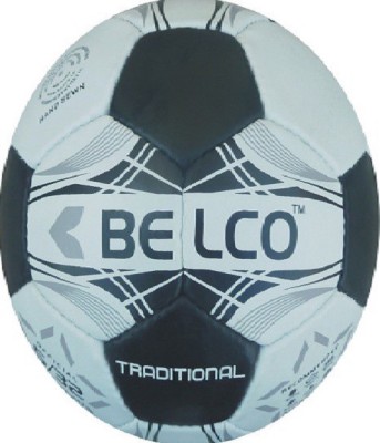 

BELCO TRADITIONAL Football - Size: (Pack of 1, White, Black