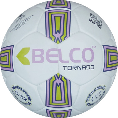 

BELCO 3(PINK YELLOW) Football - Size: (Pack of 1, White, Pink, Yellow