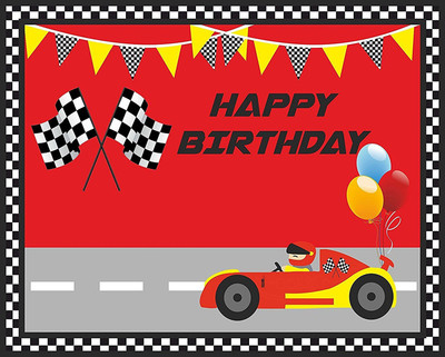 

Shop Online Birthday Banner for Cake Table (Car) Banner(10 ft, Pack of 1)