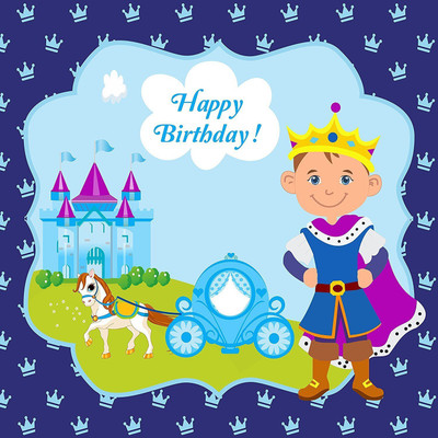 

Shop Online Theme My Party Birthday Banner for Cake Table - Scene Setter (Prince) Banner(15 ft, Pack of 1)