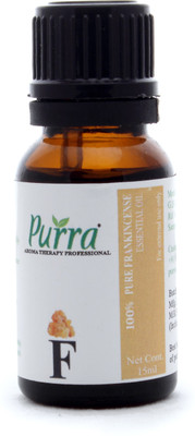 

Purra Frankincense Essential Oil for Skin, Hair & Body-100 % Pure , Natural & Undiluted-15 ML(15 ml)