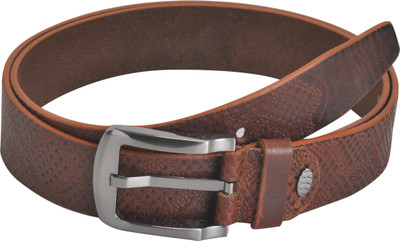 

EL cuero Men Casual, Evening, Formal, Party Brown Genuine Leather Belt