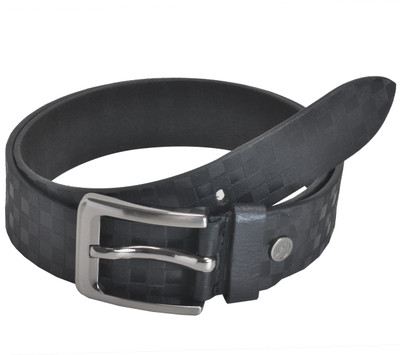 

EL cuero Men Casual, Evening, Formal, Party Black Genuine Leather Belt