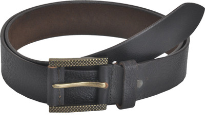 

EL cuero Men Casual, Evening, Formal, Party Black Genuine Leather Belt