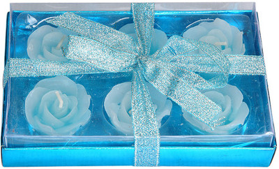 

shri dhiriti Pink floating candles -set of 6 Candle(Blue, Pack of 6)