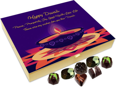 

Chocholik Diwali Sweets - I Wish You Live In Peace And Harmony On This Diwali Chocolate Box - 20pc Truffles(240 g)