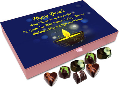 

Chocholik Diwali Sweets - May Thousands Of Lamps Beam Up Your Life This Diwali Chocolate Box - 12pc Truffles(144 g)