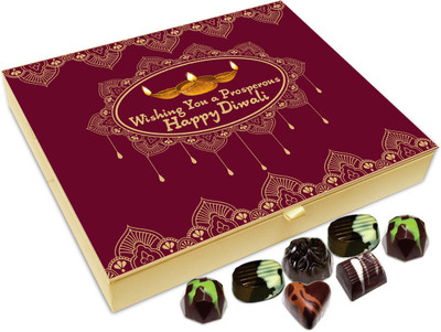 

Chocholik Diwali Sweets - Wishing You A Prosperous Diwali Chocolate Box - 20pc Truffles(240 g)