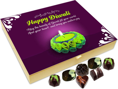 

Chocholik Diwali Sweets - May The Beauty Of Diwali Fill Your Life With Happiness Chocolate Box - 20pc Truffles(240 g)