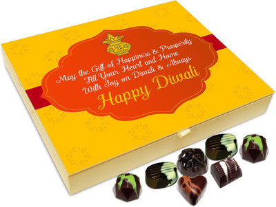 

Chocholik Diwali Sweets - May The Gift Of Prosperity And Happiness Fill Your Life On This Diwali Chocolate Box - 20pc Truffles(240 g)