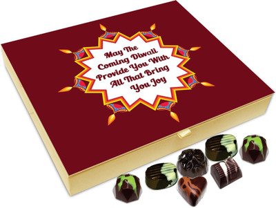 

Chocholik Diwali Sweets - May This Diwali Provide You With All That Brings You Joy Chocolate Box - 20pc Truffles(240 g)