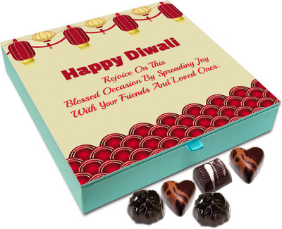 

Chocholik Diwali Sweets - Rejoice On The Blessed Festival Of Diwali Chocolate Box - 9pc Truffles(108 g)