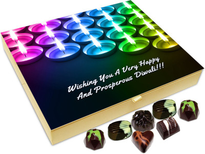 

Chocholik Diwali Sweets - Wishing You A Very Happy And Prosperous Diwali Chocolate Box - 20pc Truffles(240 g)