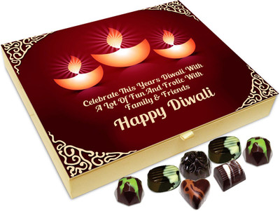 

Chocholik Diwali Sweets - Celebrate This Diwali With Lots Of Fun Chocolate Box - 20pc Truffles(240 g)