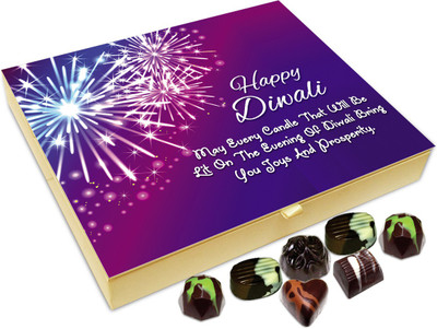 

Chocholik Diwali Sweets - May Every Diwali Candle Brings Joy And Prosperity Chocolate Box - 20pc Truffles(240 g)