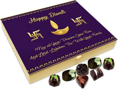 

Chocholik Diwali Sweets - May You Get Success In Everything This Diwali Chocolate Box - 20pc Truffles(240 g)