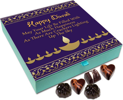 

Chocholik Diwali Sweets - May Your Life Is Full Of Fun This Diwali Chocolate Box - 9pc Truffles(108 g)