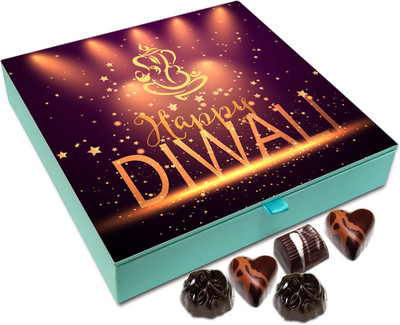 Chocholik Diwali Sweets - Happy Diwali To All My Near And Dear Friends Chocolate Box - 9pc Truffles(108 g)
