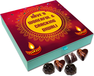 

Chocholik Diwali Sweets - Have A Wonderful And Astounding Diwali Chocolate Box - 9pc Truffles(108 g)