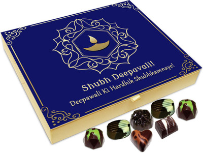 

Chocholik Diwali Sweets - Shubh Deepawali And Stay Safe All My Friends Chocolate Box - 20pc Truffles(240 g)