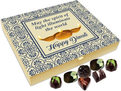 

Chocholik Diwali Sweets - May The Spirit Of Diwali Illuminate The World Chocolate Box - 20pc Truffles(240 g)