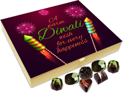 

Chocholik Diwali Sweets - A Warm Diwali Wish For Every Possible Happiness Chocolate Box - 20pc Truffles(240 g)
