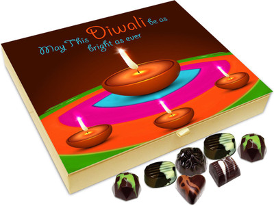 

Chocholik Diwali Sweets - May This Diwali Turns Out To Be The Best For You Chocolate Box - 20pc Truffles(240 g)