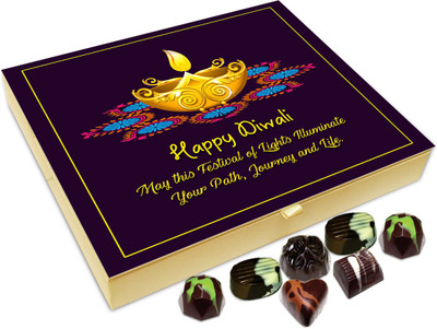 

Chocholik Diwali Sweets - May Festival Of Diwali Illuminate You Life Today And Beyond Chocolate Box - 20pc Truffles(240 g)