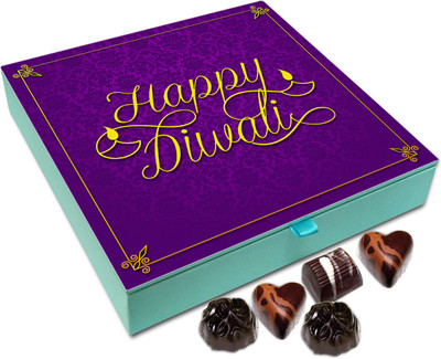 

Chocholik Diwali Sweets - Happy Diwali Big Brother Chocolate Box - 9pc Truffles(108 g)