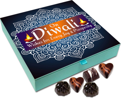 

Chocholik Diwali Sweets - On Diwali My Wishes For Joy And Prosperity Chocolate Box - 9pc Truffles(108 g)