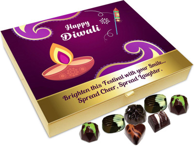 

Chocholik Diwali Sweets - Brighten Diwali Festival With Your Smile Chocolate Box - 20pc Truffles(240 g)