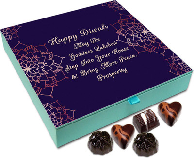 

Chocholik Diwali Sweets - May Goddess Lakshmi Bring More Peace And Prosperity This Diwali Chocolate Box - 9pc Truffles(108 g)