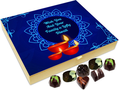 

Chocholik Diwali Sweets - Wish You And Your Family A Lofty Diwali Chocolate Box - 20pc Truffles(240 g)