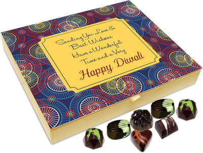 

Chocholik Diwali Sweets - Have A Wonderful Time This Diwali Chocolate Box - 20pc Truffles(240 g)