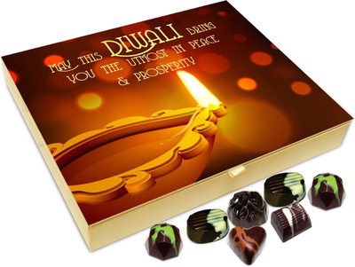

Chocholik Diwali Sweets - May This Diwali Bring You Utmost Peace And Prosperity Chocolate Box - 20pc Truffles(240 g)