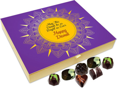 

Chocholik Diwali Sweets - May Your Diwali Be As Bright As Ever Chocolate Box - 20pc Truffles(240 g)