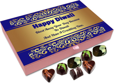 

Chocholik Diwali Sweets - Have An Absolute Cracking Time This Diwali Chocolate Box - 12pc Truffles(144 g)
