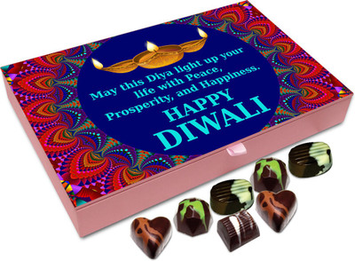 

Chocholik Diwali Sweets - Have An Enjoyable And Safe Diwali Chocolate Box - 12pc Truffles(144 g)
