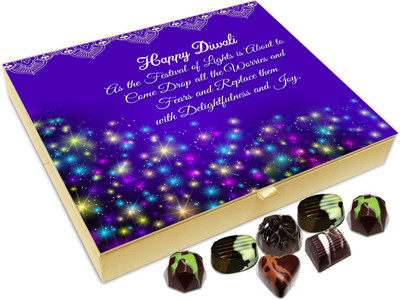

Chocholik Diwali Sweets - May This Diwali Be Delightful Chocolate Box - 20pc Truffles(240 g)