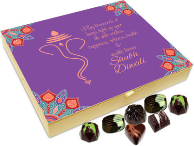 

Chocholik Diwali Sweets - May This Diwali Brings In Lots Of Wealth Chocolate Box - 20pc Truffles(240 g)