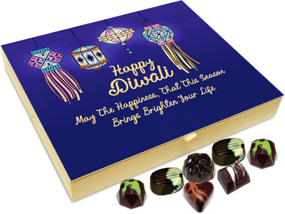 

Chocholik Diwali Sweets - May The Happiness Of Diwali Brightens Your Life Chocolate Box - 20pc Truffles(240 g)