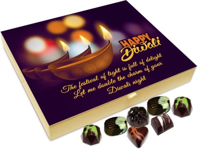 

Chocholik Diwali Sweets - May This Diwali Double Up Your Charm Chocolate Box - 20pc Truffles(240 g)