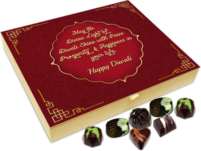 

Chocholik Diwali Sweets - May The Divine Light Of Diwali Shine With Peace And Prosperity Chocolate Box - 20pc Truffles(240 g)