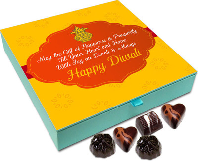 

Chocholik Diwali Sweets - May The Gift Of Prosperity And Happiness Fill Your Life On This Diwali Chocolate Box - 9pc Truffles(108 g)