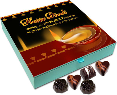 

Chocholik Diwali Sweets - Wishing You Lots Of Wealth And Health This Diwali Chocolate Box - 9pc Truffles(108 g)