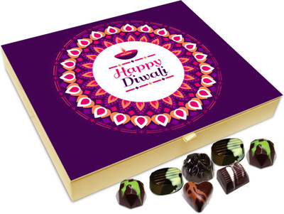 

Chocholik Diwali Sweets - Happy Diwali To All My Well Wishers Chocolate Box - 20pc Truffles(240 g)
